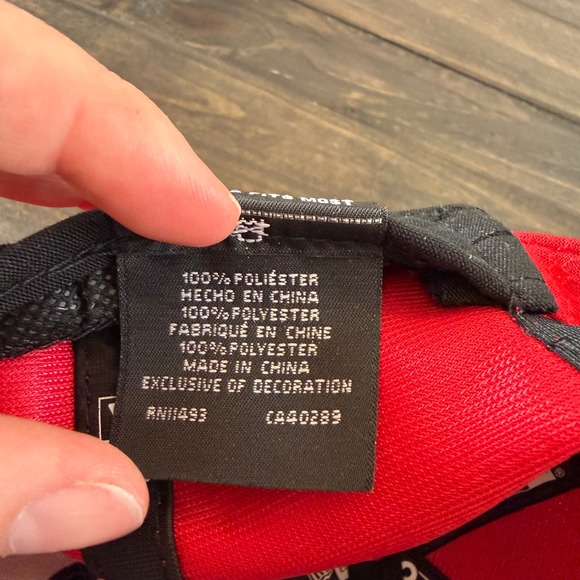 New Era Boston Red Sox Hat Mens OSFM Red Navy 9TWENTY Adjustable MLB Cap - Picture 8 of 12